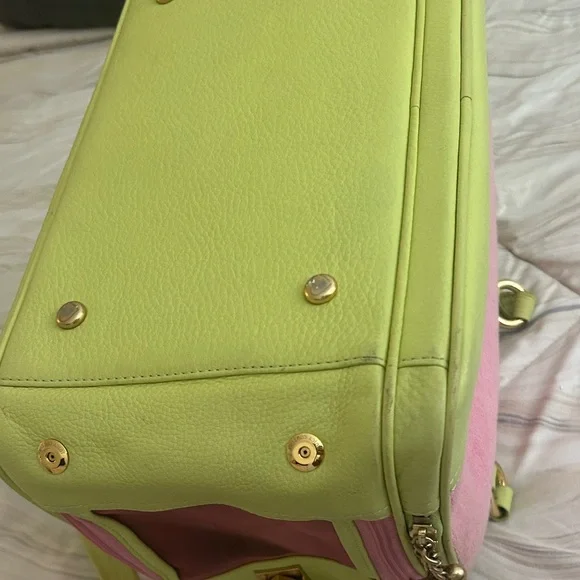 Juicy Couture Pink and Lime Pet Carrier - Picture 17 of 17